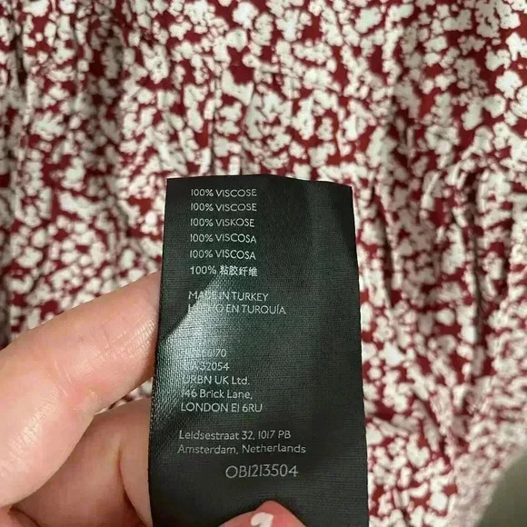 Free People Dancing in the Dark Minidress Red Combo‎ Size Large - Picture 10 of 13